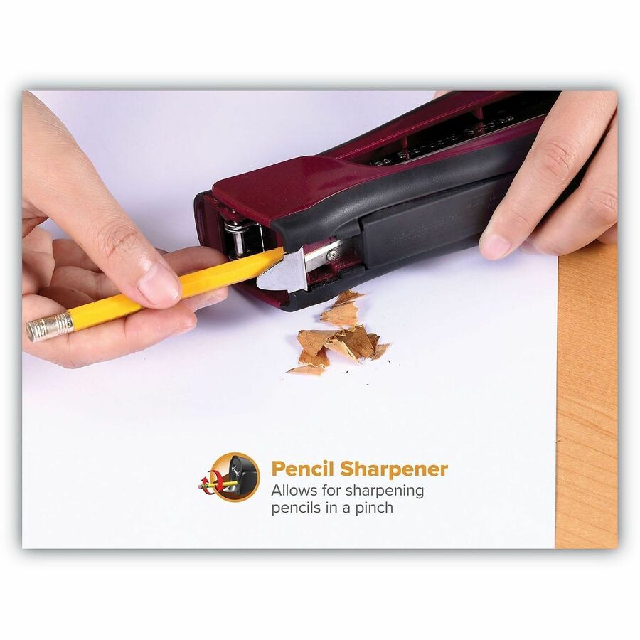 Staples Upto 20 Sheet - Holds Upto 210 Staple - Full Strip - Magenta - 1 Each