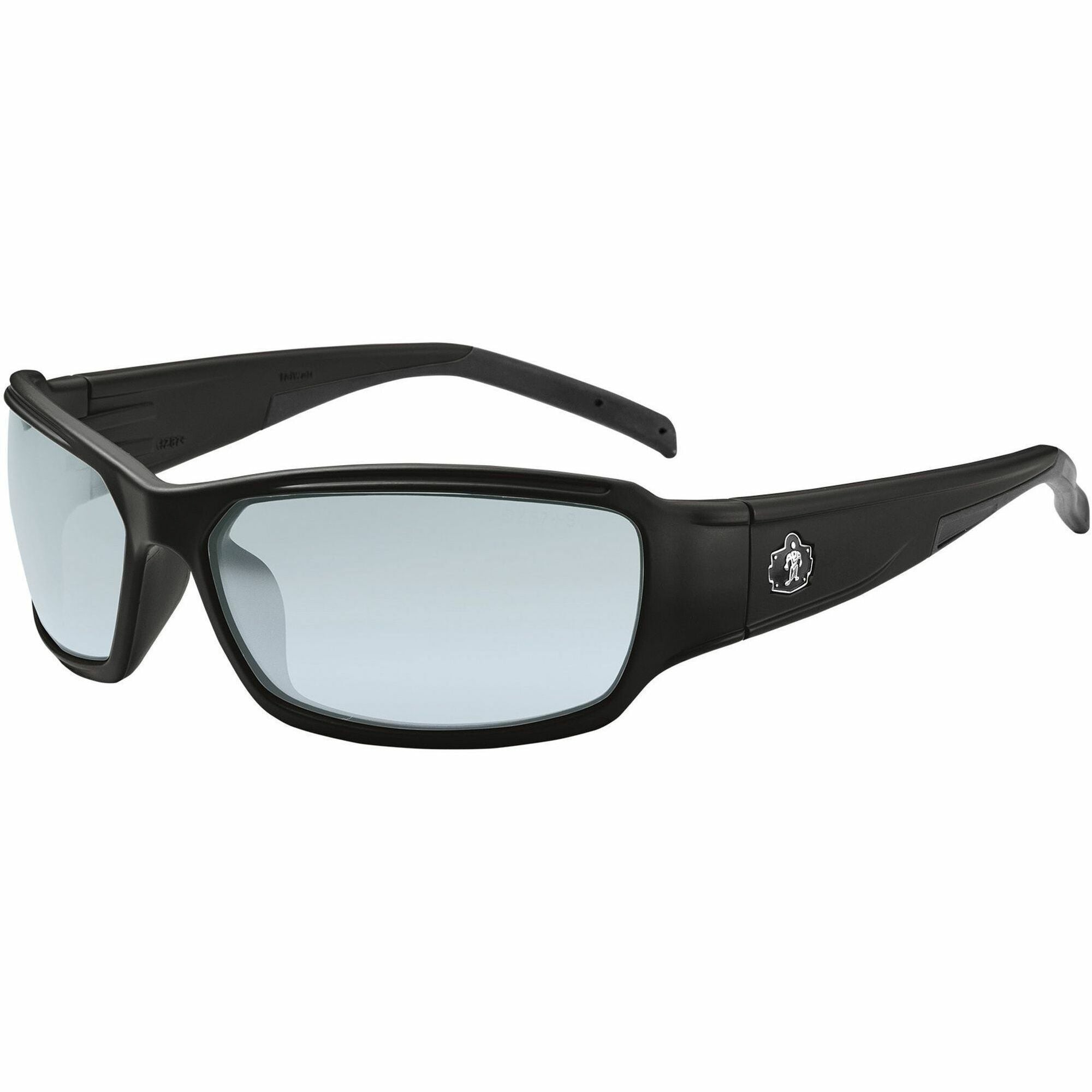 Ergodyne Skullerz THOR Anti-Scratch/Anti-Fog Safety Glasses, Translucent Lens, Matte Black Nylon Frame, Flexible & Durable, 1 Each