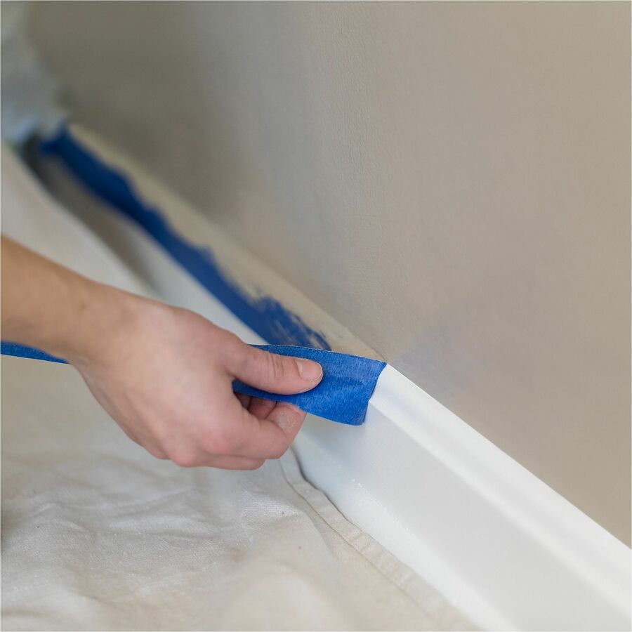 Duck Clean Release Blue Painter's Tape, 0.94" x 60 yd, 5.3 mil Thickness, 3" Core, UV Resistant, Crepe Paper, Blue, 24 Pack