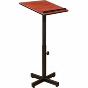 Oklahoma Sound® Portable Presentation Lectern, Color: Cherry