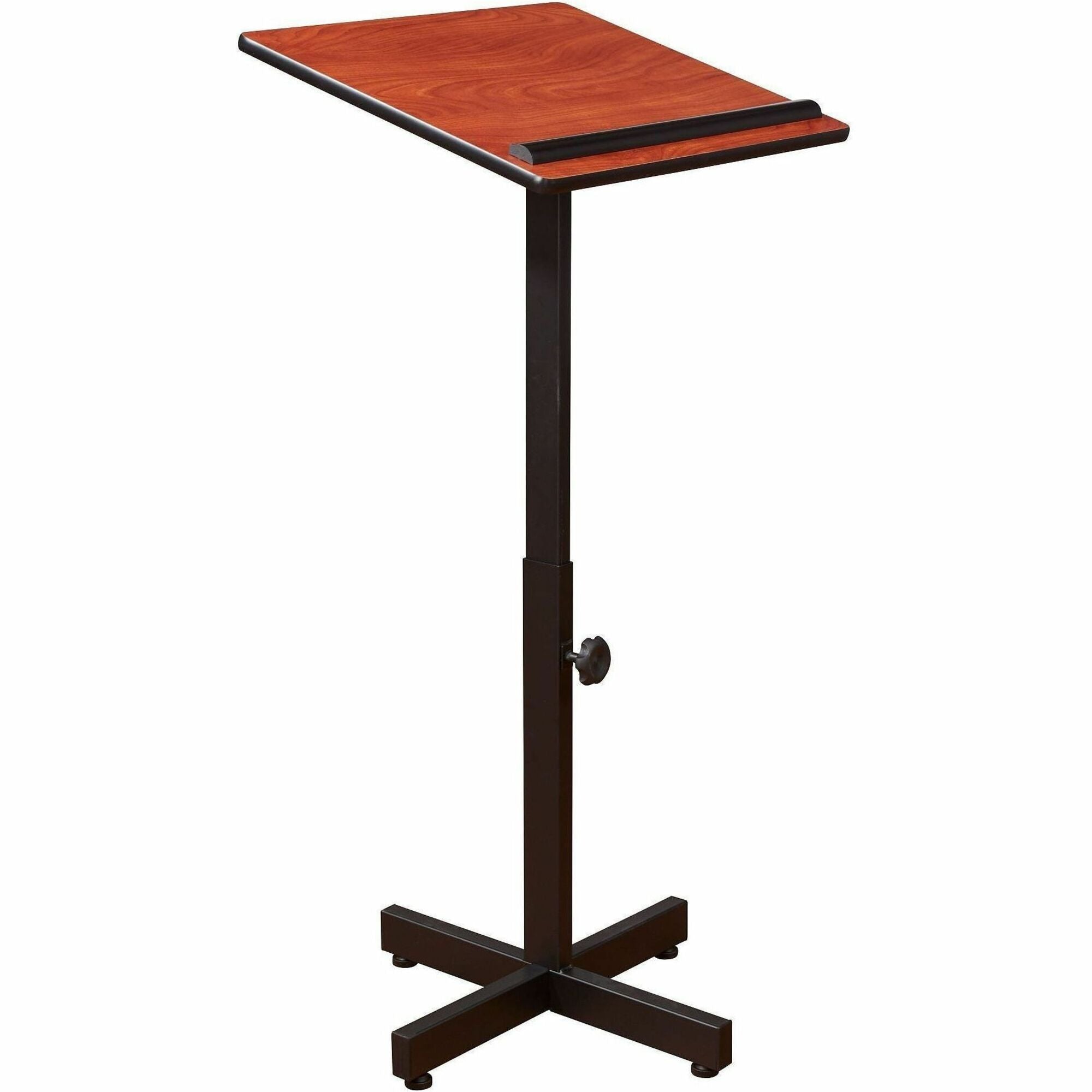 Oklahoma Sound® Portable Presentation Lectern, Color: Cherry