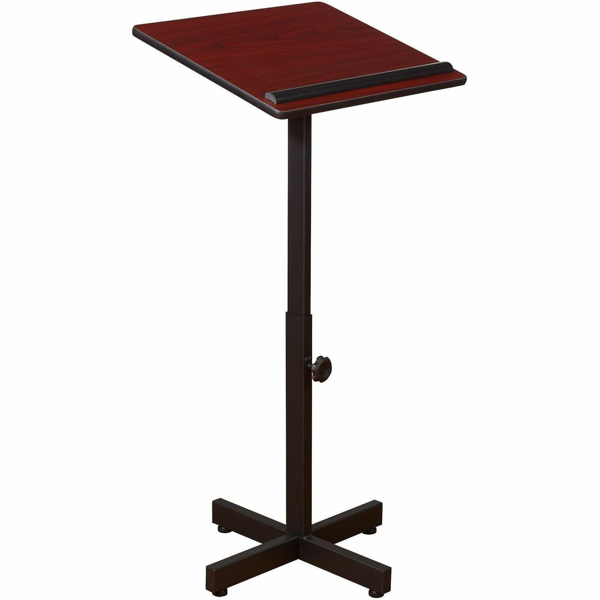 Oklahoma Sound® Portable Presentation Lectern, Color: Mahogany