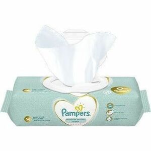 Pampers Baby Wipes Sensitive, White, 56 Pack