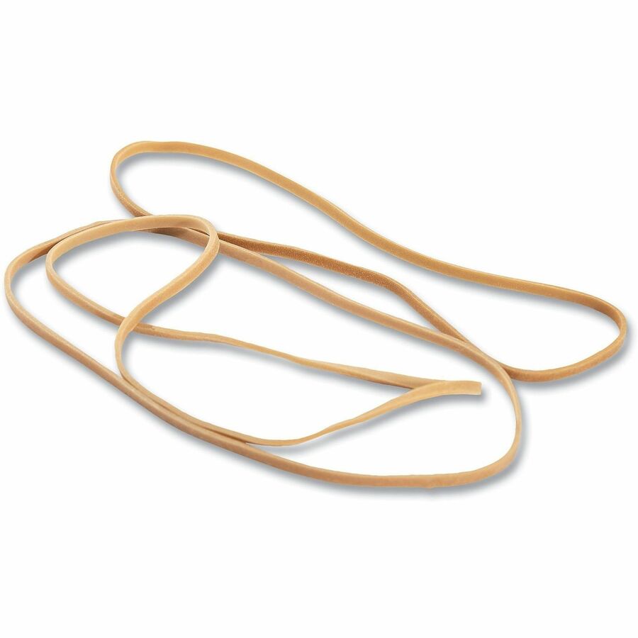 Universal Standard Rubber Bands, Size #117, 7" Length x 0.1" Width, Beige, Rubber, 50 Pack