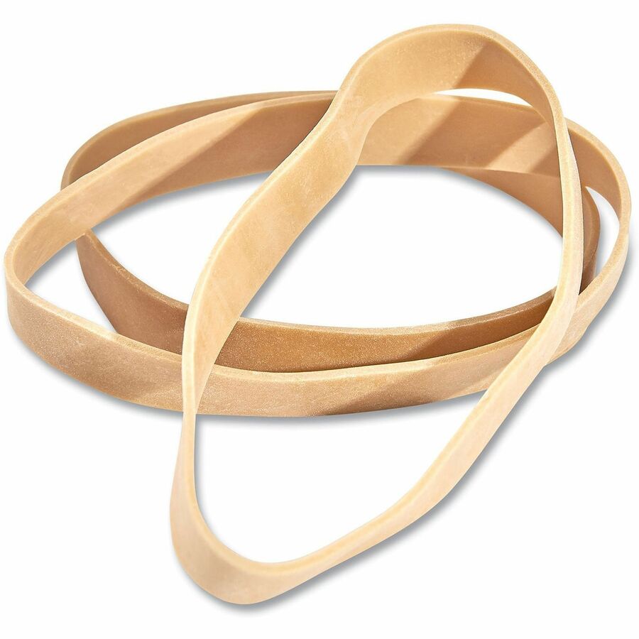 Universal Standard Rubber Bands, Size #105, 5" x 0.6", Beige, Rubber, 55 Pack