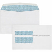 5 5/8" Width x 9" Length - 24 lb - Gummed Flap - White - Wove Paper - 24 / Pack