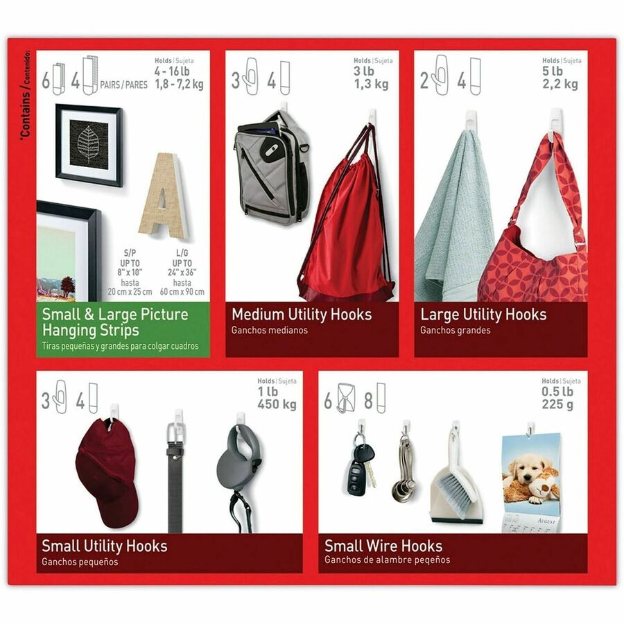 Command Hanging Hooks Assortment