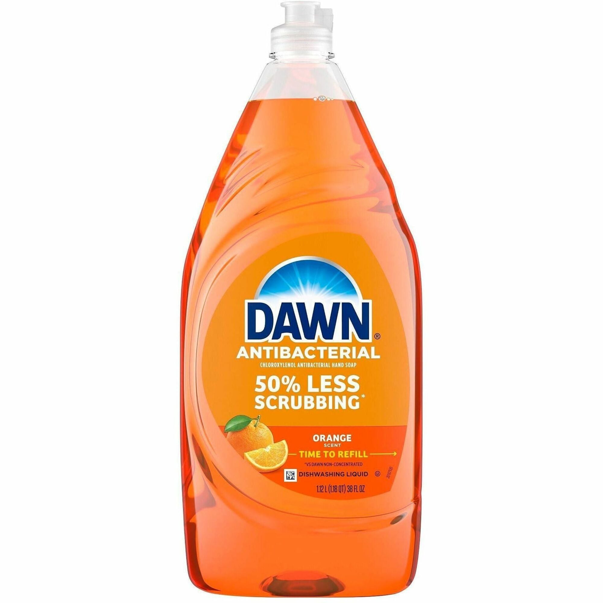Dawn Antibacterial Dish Soap, Citrus Scent, 38 fl oz, Orange, 1 Each