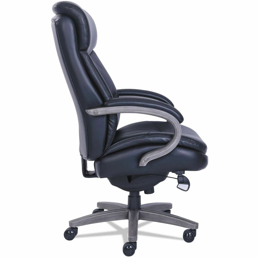 La-Z-Boy ComfortCore Chair - Black Seat Color - Memory Foam Seat Material - Black Back Color - Black - Bonded Leather - Armrest - 1 Each