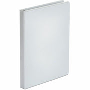 1/2" Binder Capacity - 100 Sheet Capacity - 3 Ring(s) - Fastener(s): Ring - Pocket(s): 2, Inside Front & Back - Polypropylene - White - Non-stick - 1 Each