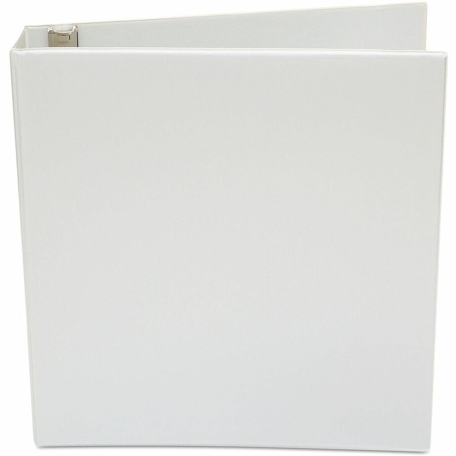 1 1/2" Binder Capacity - 275 Sheet Capacity - 3 Ring(s) - Fastener(s): Ring - Pocket(s): 2, Inside Front & Back - Polypropylene - White - Non-stick - 1 Each