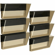 500 x Sheet - 7" Height x 16" Width x 4" Depth - Unbreakable, Magnetic, Adhesive, PVC Free, BPA Free - Smoke - Poly - 1 Each