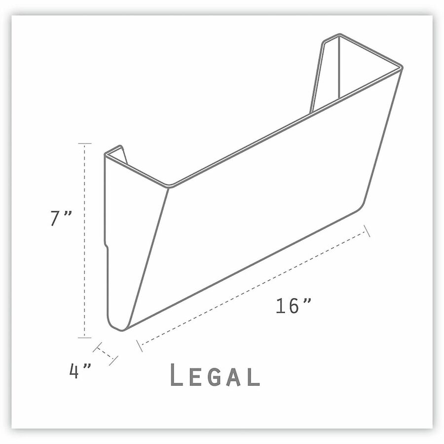 500 x Sheet - 7" Height x 16" Width x 4" Depth - Unbreakable, Magnetic, Adhesive, PVC Free, BPA Free - Smoke - Poly - 1 Each