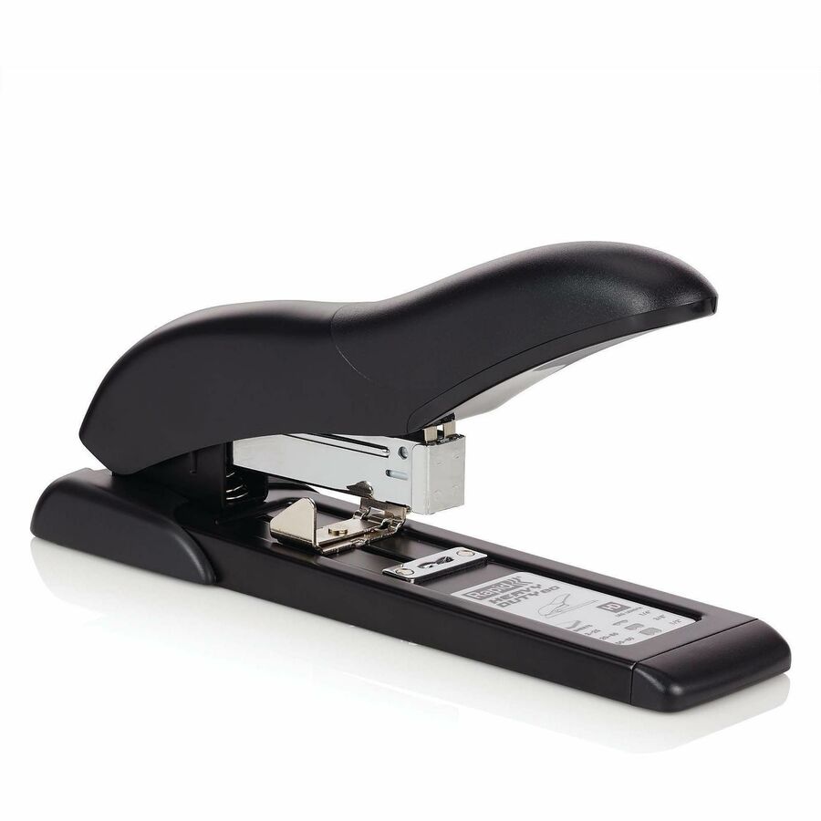 Staples Upto 80 Sheet of 20lb Paper - Staple Size: 0.25" , 0.37" , 0.50" - 2.25" Throat Depth - Black - Metal, Plastic - 1 Each