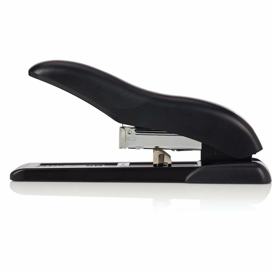 Staples Upto 80 Sheet of 20lb Paper - Staple Size: 0.25" , 0.37" , 0.50" - 2.25" Throat Depth - Black - Metal, Plastic - 1 Each