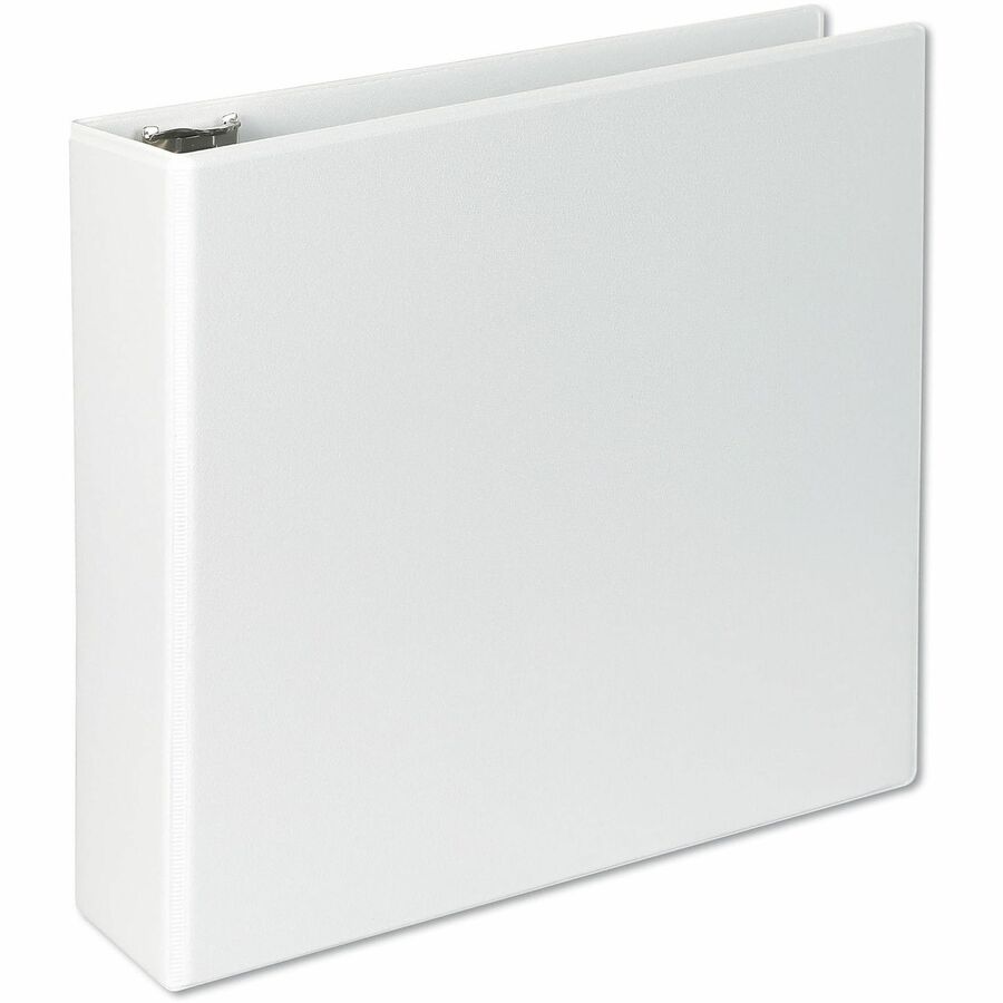 3" Binder Capacity - 600 Sheet Capacity - 3 Ring(s) - Fastener(s): Ring - Pocket(s): 2, Inside Front & Back - Polypropylene - White - Non-stick - 1 Each
