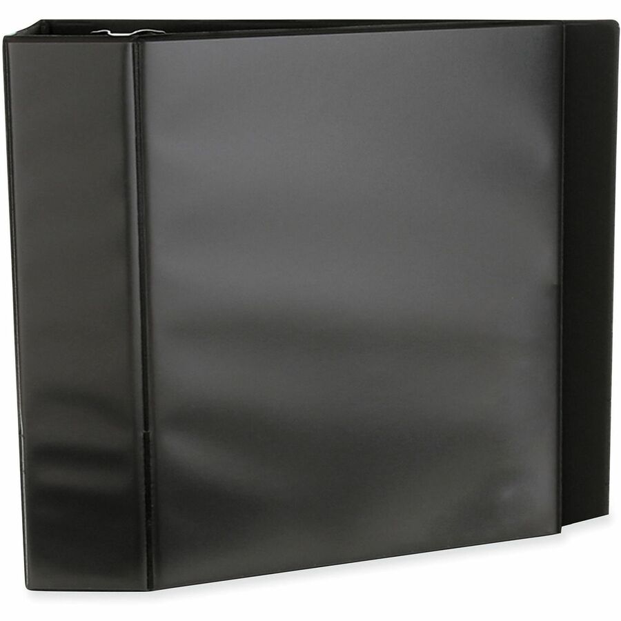 5" Binder Capacity - 950 Sheet Capacity - 3 Ring(s) - Fastener(s): Ring - Pocket(s): 2, Inside Front & Back - Polypropylene - Black - Non-stick - 1 Each