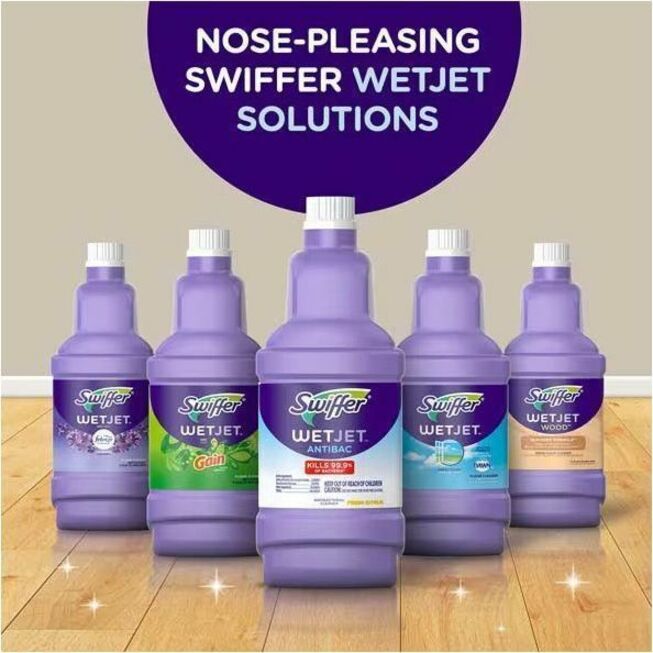 For Wood Floor - 40.6 fl oz (1.3 quart) - Recommended For: Bacteria Remover, Dirt Remover, Grime Remover - Quick Drying - Purple - 1 Bottle