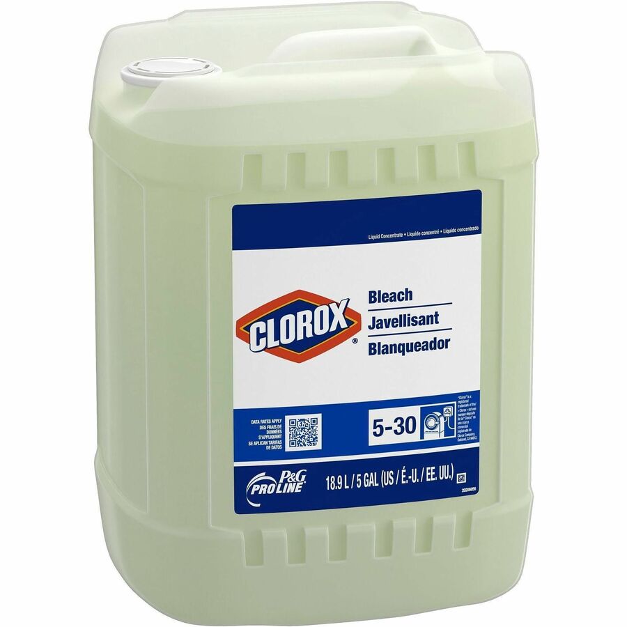 PRO LINE Clorox Bleach Laundry Additive, 639.1 fl oz (20 quart), Phthalate-free, Triclosan-free, 1 Pack