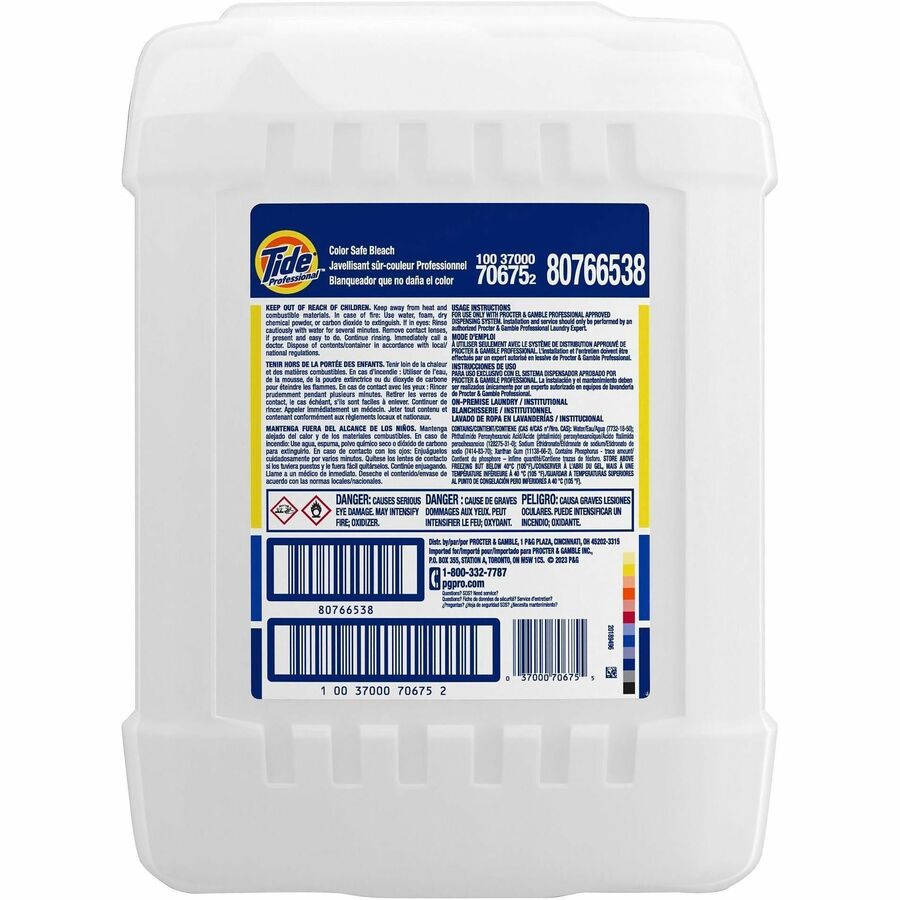 For Laundry, Garment, Linen - Concentrate - Liquid - 640 fl oz (20 quart) - Color Safe, pH Neutral, Soft, Chlorine-free - 1 Pack