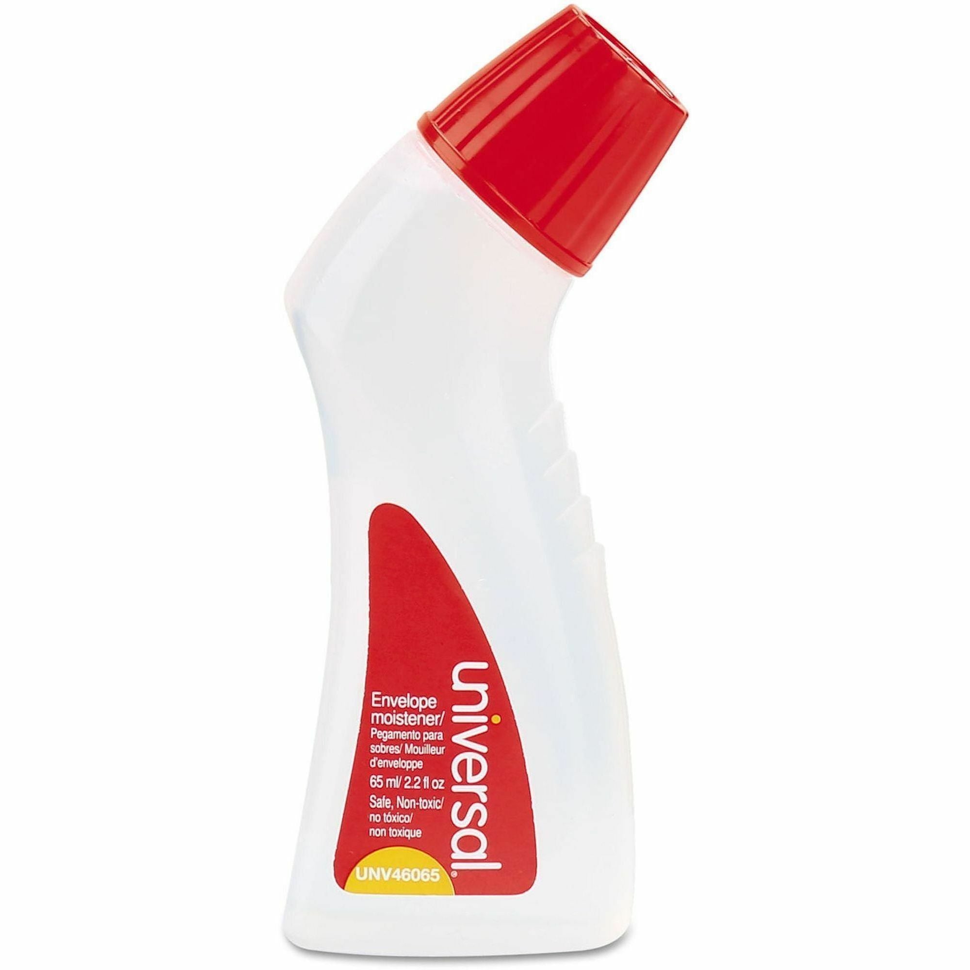 Universal Envelope Moistener - 2.20 fl oz - Clear - Fast-drying, Clog-free, Non-toxic, Adhesive - Polymer - 1 Each