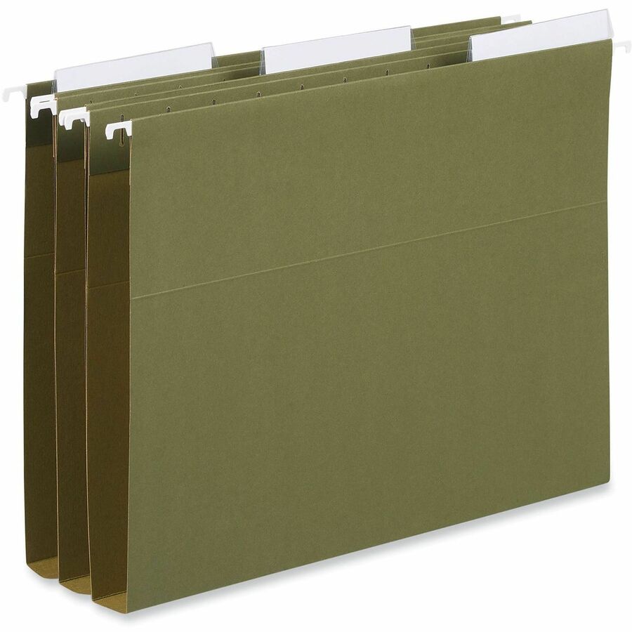 1/3 - 1.10" Tab Height x 3.70" Tab Width - Plastic Tab(s) - Durable, Easy to Read, Moisture Resistant, Insertable Tab - 25 / Pack