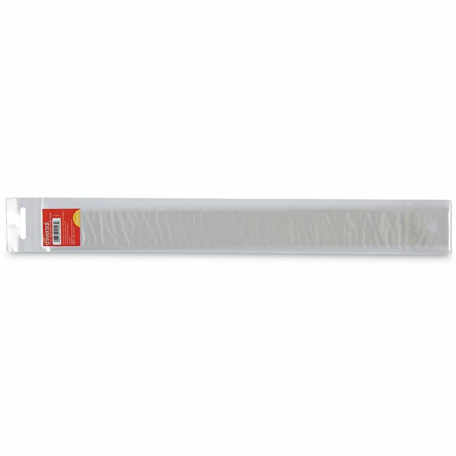 Universal Ruler - 12" Length - 1/16 Graduations - Standard, Metric Measuring System - Stainless Steel, Cork - 1 Each