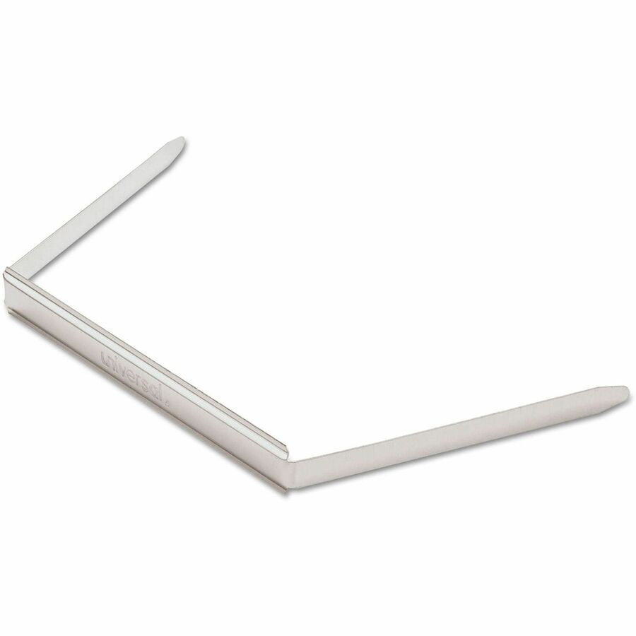 Universal Paper Fastener - Standard - 2" Size Capacity - 200 Sheet Capacity - for Binding, Document, Office, School - 2 Prong, Durable - Silver - Steel - 100 / Box
