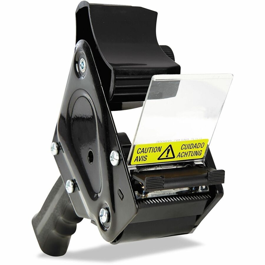 3" Core - Adjustable Tension Mechanism, Adjustable Braking Mechanism - Metal, Plastic - Black - 1 Each