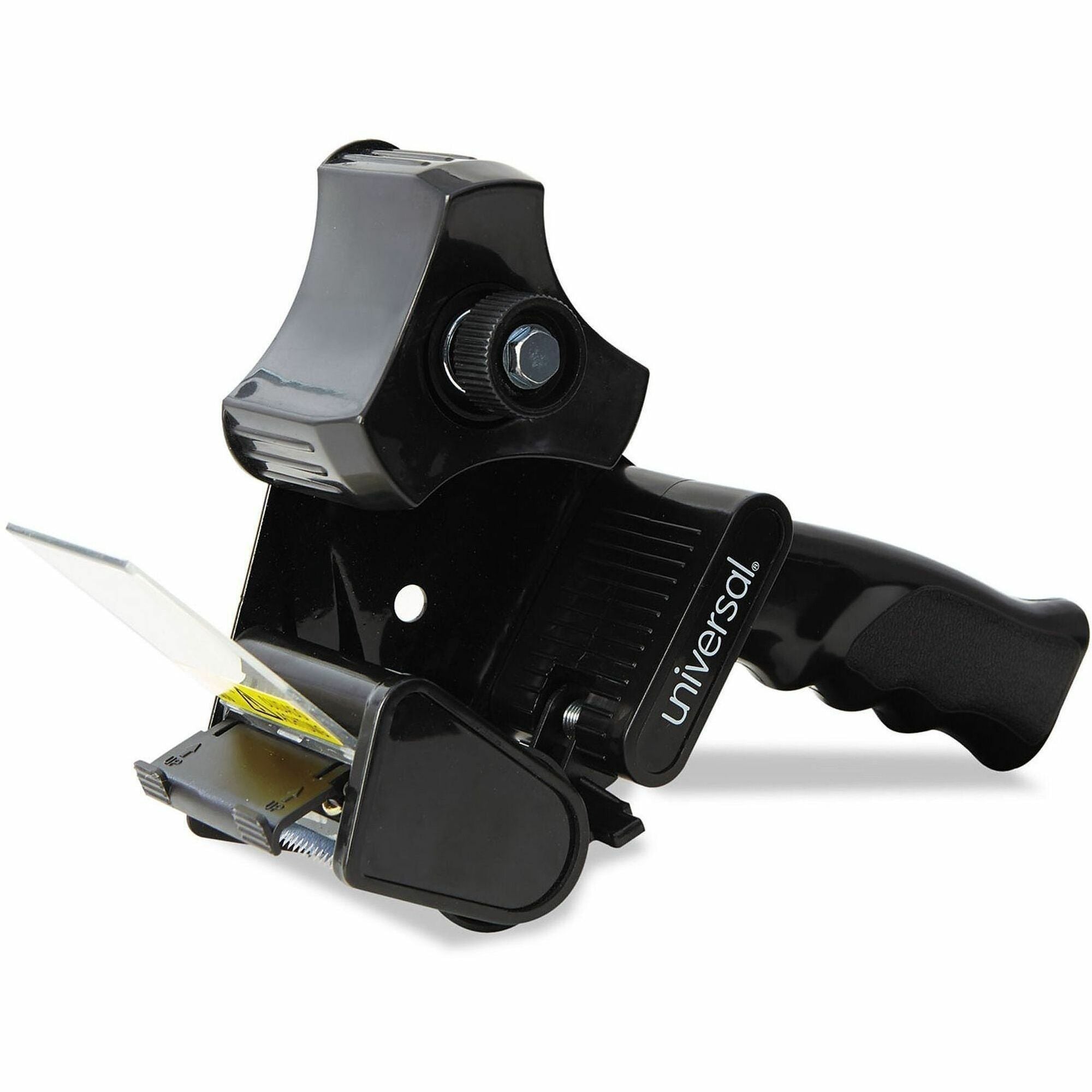 3" Core - Adjustable Tension Mechanism, Adjustable Braking Mechanism - Metal, Plastic - Black - 1 Each