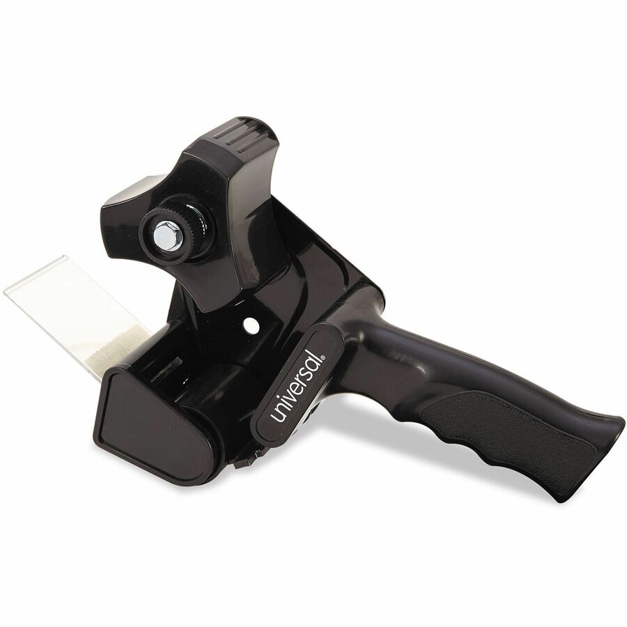 3" Core - Adjustable Tension Mechanism, Adjustable Braking Mechanism - Metal, Plastic - Black - 1 Each