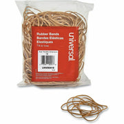 Universal Standard Rubber Bands - Size: #16 - 2.5" Length x 0.1" Width - Elastic - Rubber - Beige - 475 / Pack