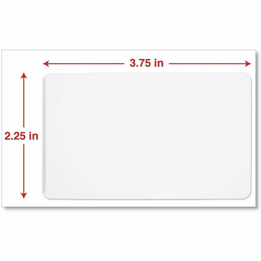 Universal Laminating Pouches, 3.75" x 2.25", 5 mil, Glossy, Clear, 100 Pouches per Box