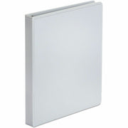 1" Binder Capacity - 175 Sheet Capacity - 3 Ring(s) - Fastener(s): Ring - Pocket(s): 2, Inside Front & Back - Polypropylene - White - Non-stick - 1 Each
