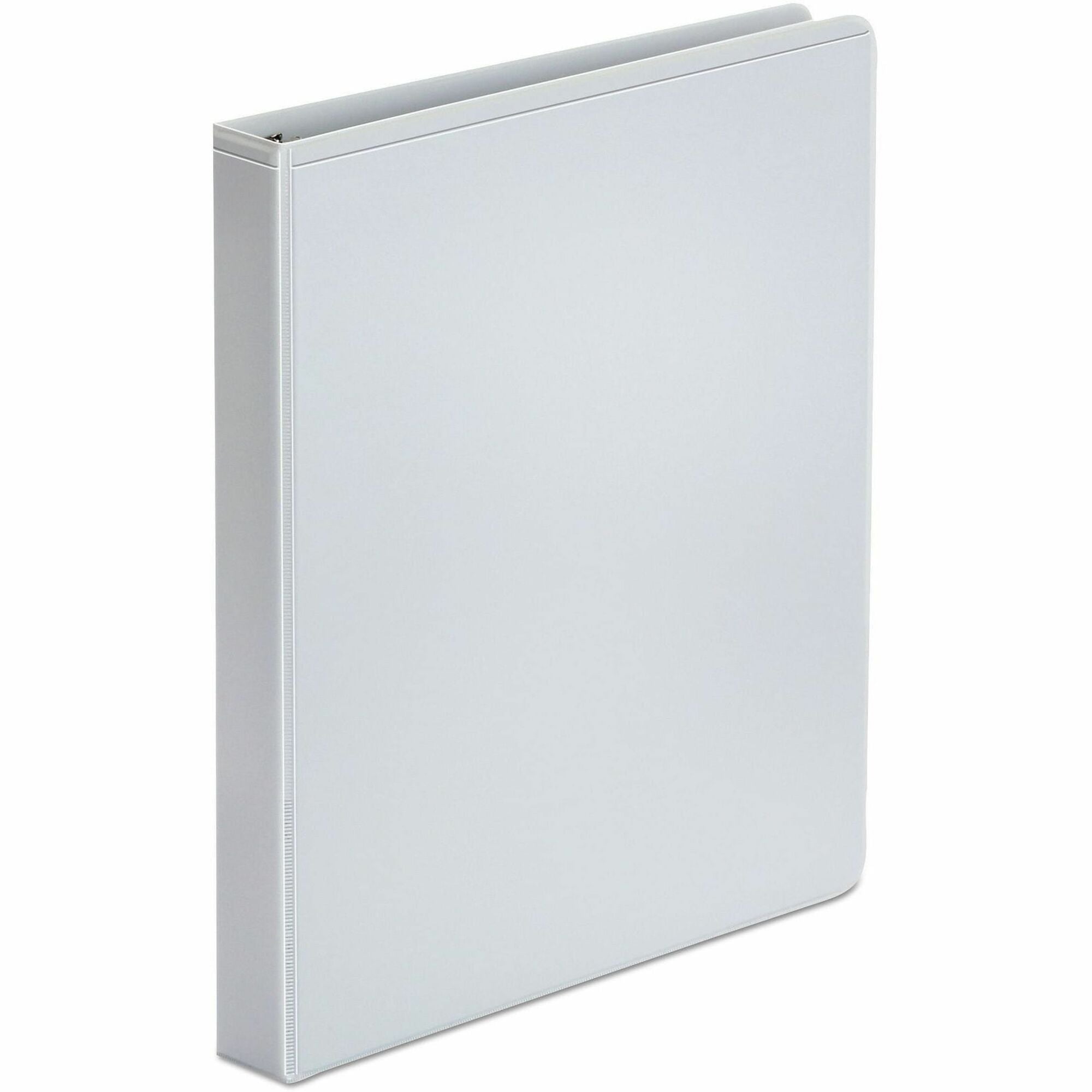 1" Binder Capacity - 175 Sheet Capacity - 3 Ring(s) - Fastener(s): Ring - Pocket(s): 2, Inside Front & Back - Polypropylene - White - Non-stick - 1 Each
