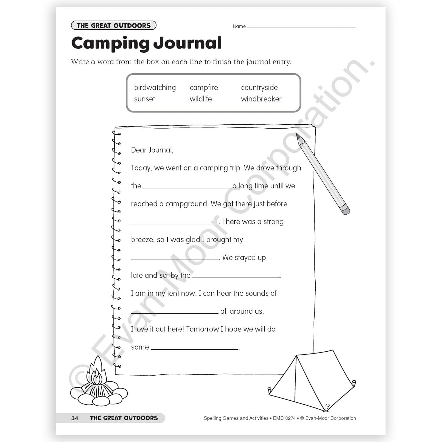 Spelling Games and Activities, Grade 4