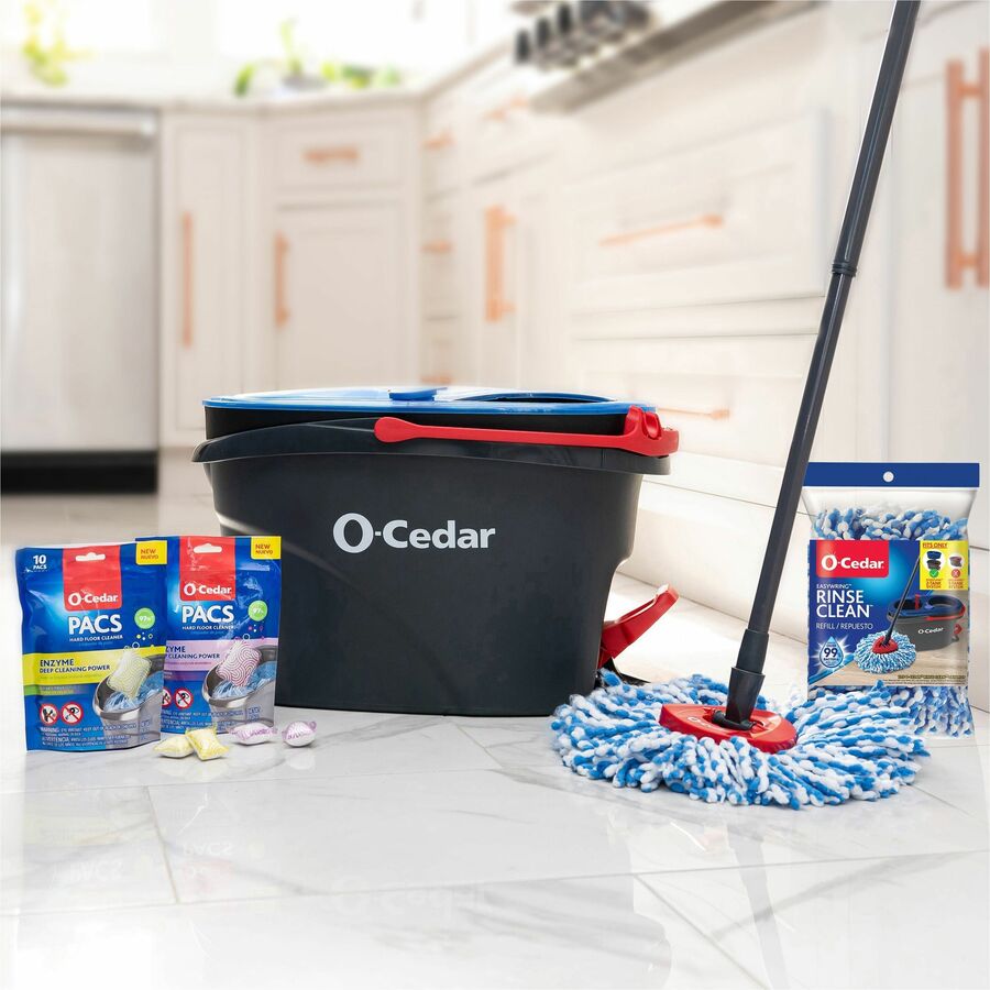 O-Cedar EasyWring Rinse Clean Mop Refill - MicroFiber - Multi - 1 Each