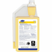Diversey Prominence Heavy Duty Floor Cleaner Concentrate, Citrus Scent, Film-free, Rinse-free, pH Neutral, Dilutable, Yellow, 32 fl oz (1 quart), 1 Each