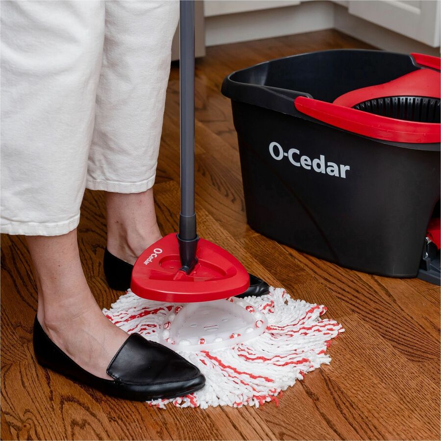 O-Cedar EasyWring Spin Mop Refill, Microfiber, Multi-Color, 1 Each