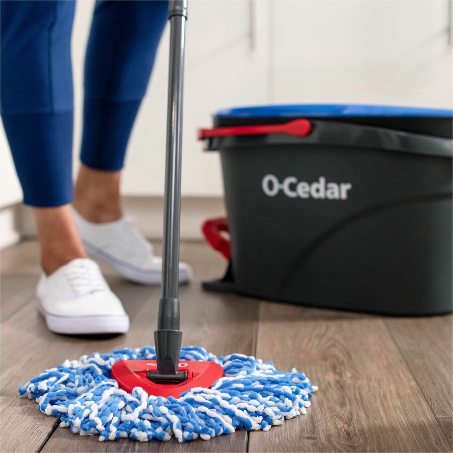 O-Cedar EasyWring Rinse Clean Mop Refill, Microfiber, Multi-Color, 2 Pack