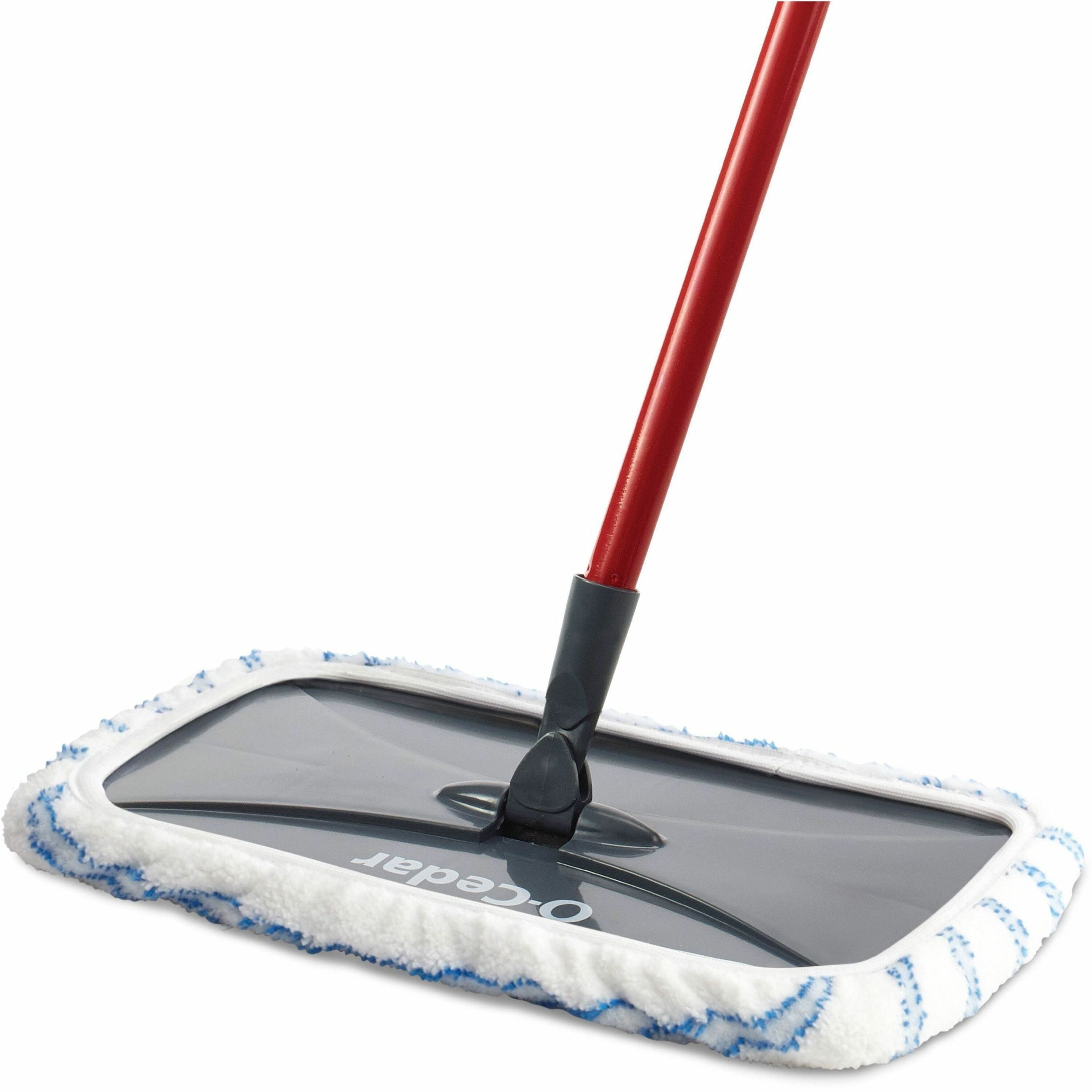 O-Cedar Hardwood Floor 'N More Microfiber Mop, Reusable Machine Washable Head with Scrubber Strip, Multi-Color, 1 Each