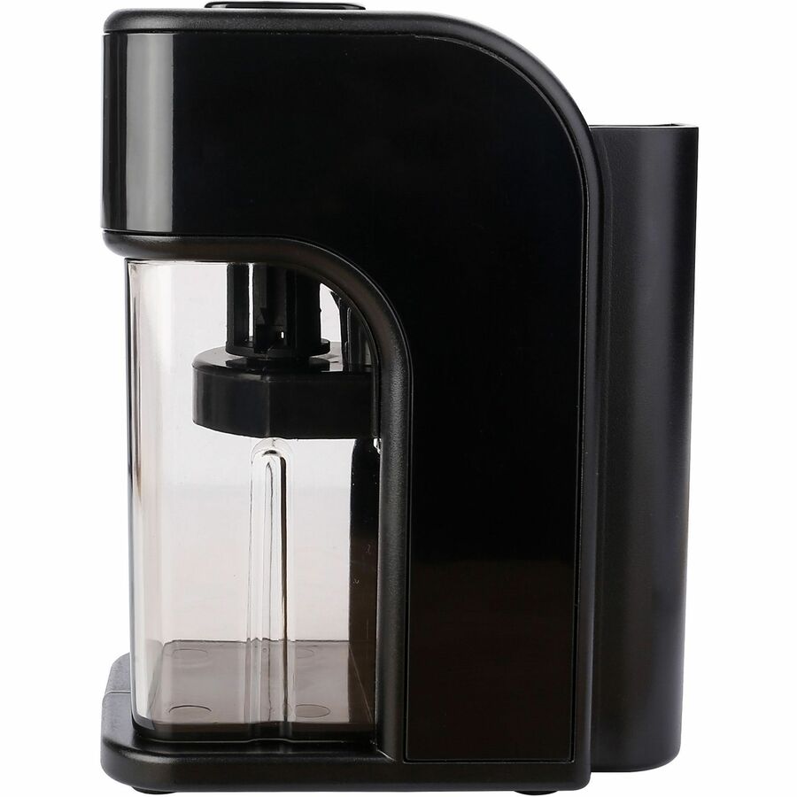 Business Source Electric Pencil Sharpener, Helical Cutter, AC/DC Adapter, Black, 1 Each