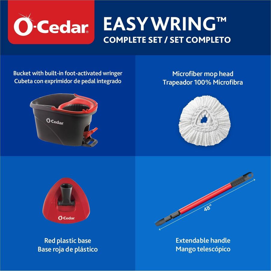 O-Cedar EasyWring Spin Mop & Bucket System