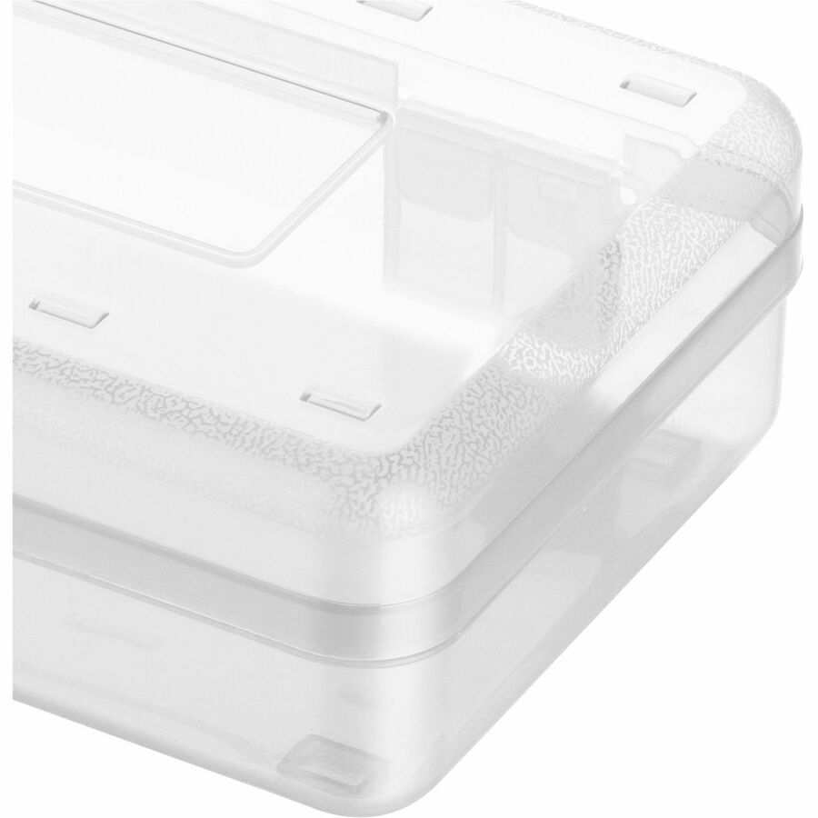 Business Source Carrying Case Pencil, Writing Utensils, Supplies - Clear