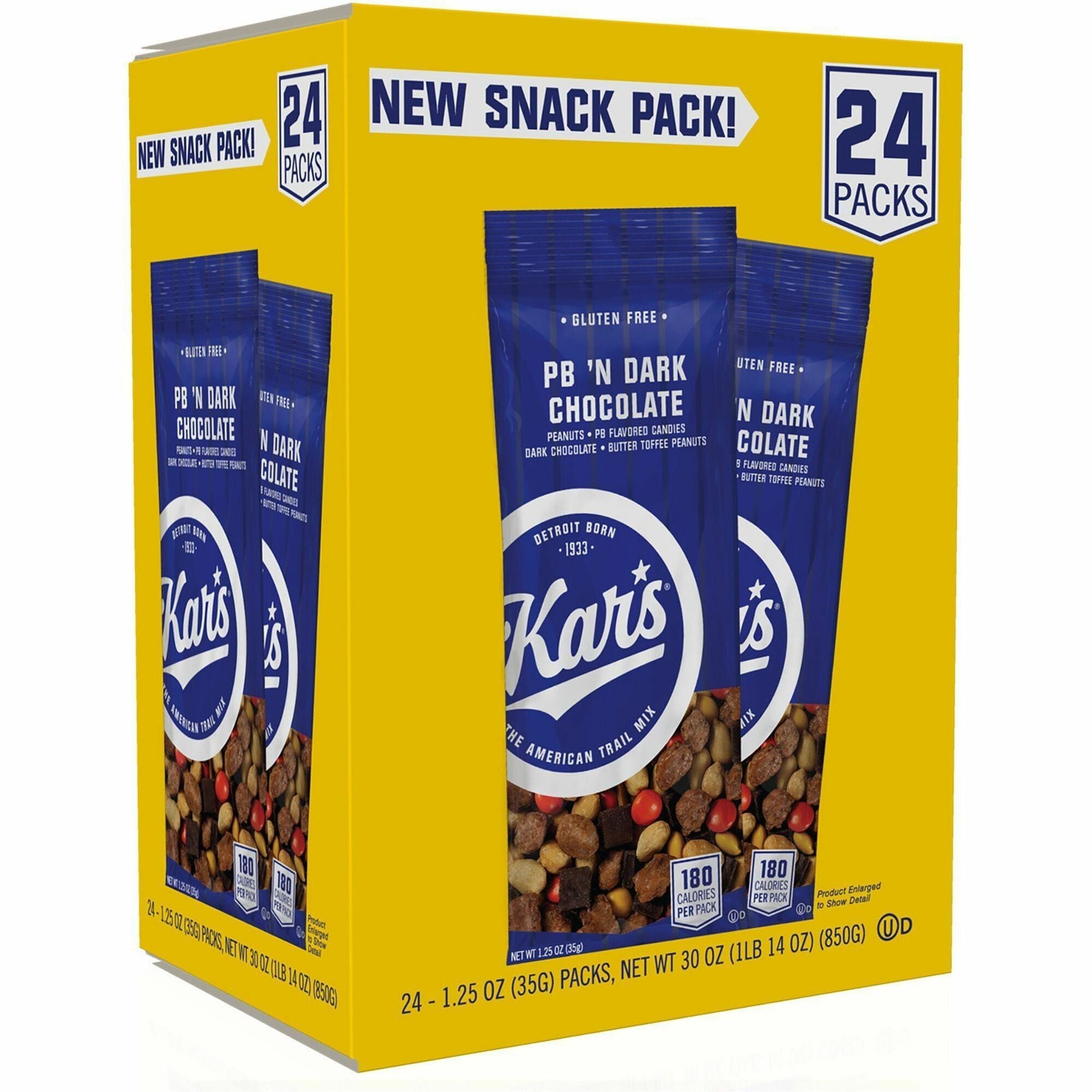 Dark Chocolate, Crunchy Peanut Butter - 1.25 oz - 24 / Box