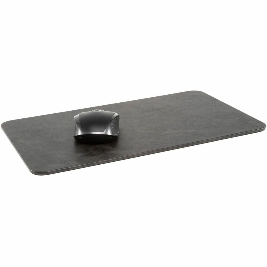 0.25" Height x 14.20" Width x 8.60" Depth - Black - Vegan Leather, Leatherette - Anti-skid, Wear Resistant, Fray Resistant - Mouse - 1 Each