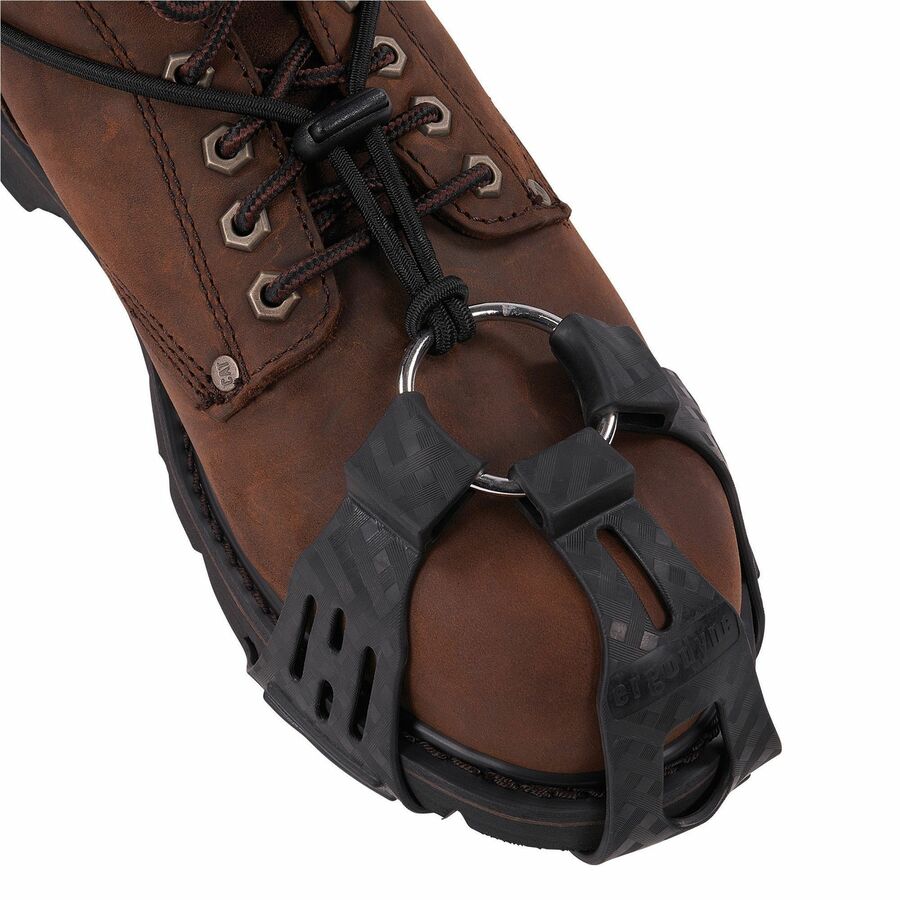 Ergodyne Trex 6326 Spikeless Traction Devices, Medium, Black, Rubber, 2 Pairs