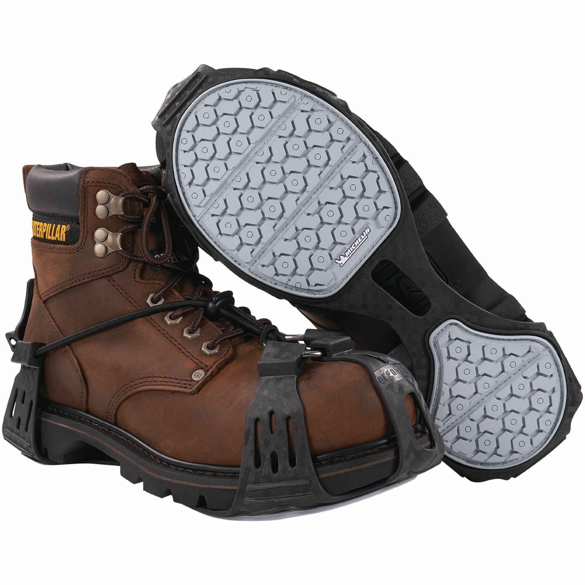 Ergodyne Trex 6326 Spikeless Traction Devices, Medium, Black, Rubber, 2 Pairs