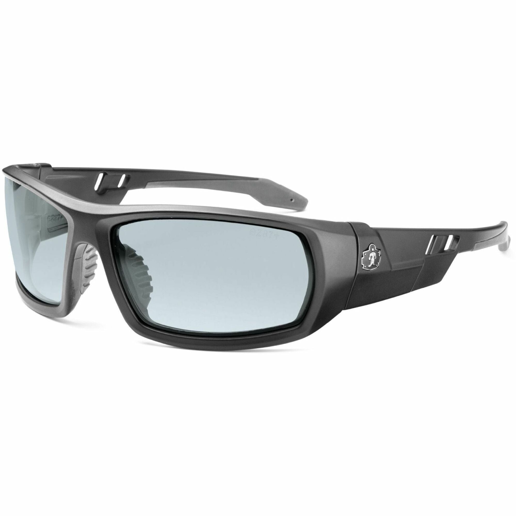 Ergodyne Skullerz Odin Anti-Scratch/Anti-Fog Safety Glasses, Translucent Lens, Matte Black Frame, Impact Resistant, Non-slip, Sweat Resistant, 1 Each