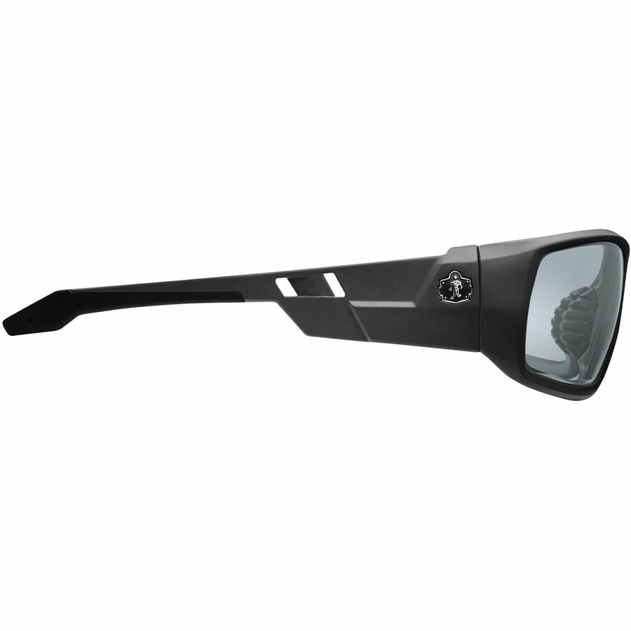 Ergodyne Skullerz Odin Anti-Scratch/Anti-Fog Safety Glasses, Translucent Lens, Matte Black Frame, Impact Resistant, Non-slip, Sweat Resistant, 1 Each